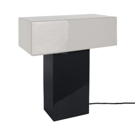 lampe de table design noir
