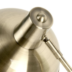 Lampe abat-jour doré