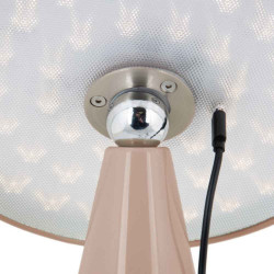 Lampe à poser design brun doux