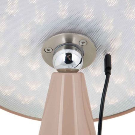 Lampe à poser design brun doux