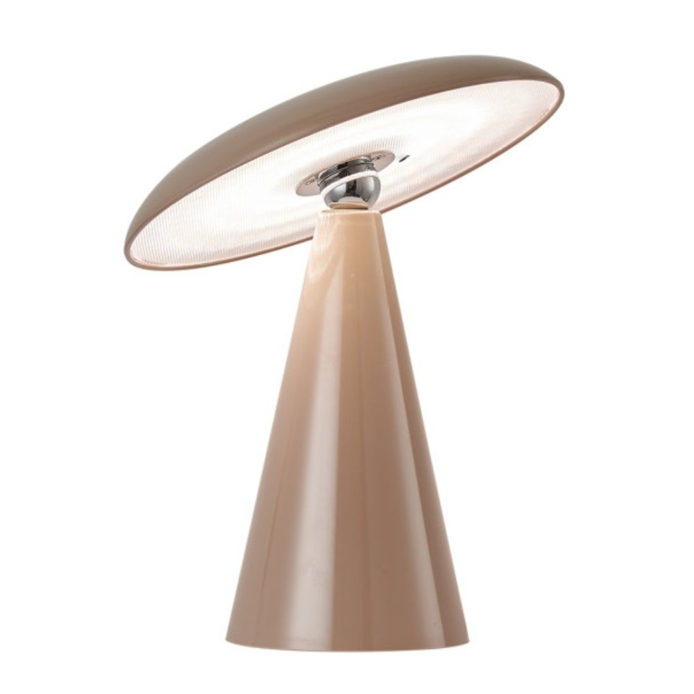 lampe à poser sans fil marron