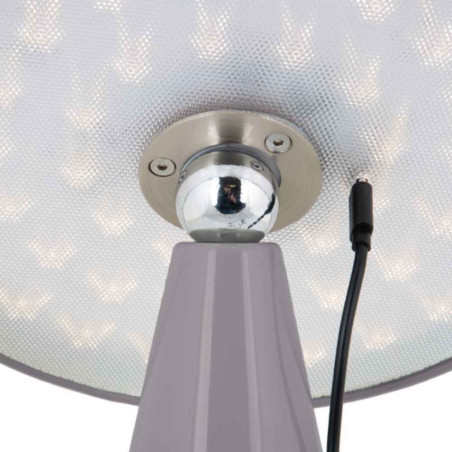 Lampe à poser design grise
