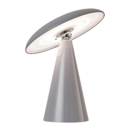 Lampe sans fil gris abat jour inclinable