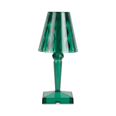 Lampe cristal vert émeraude
