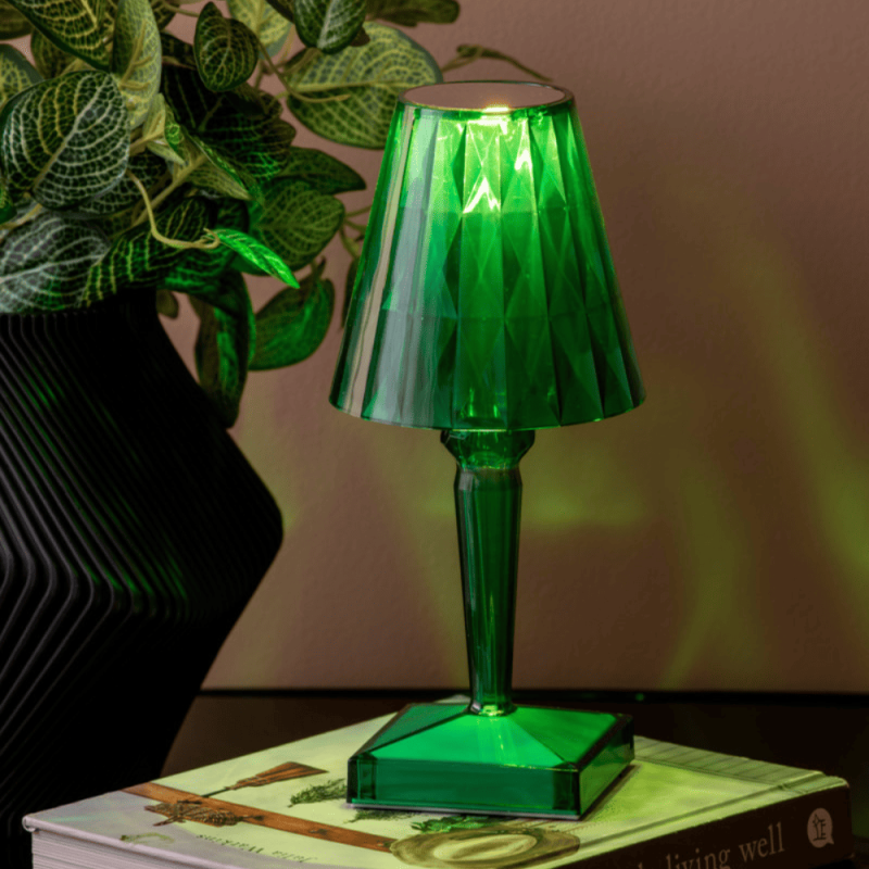 Lampe de table verte
