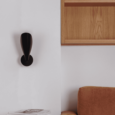 Applique murale design noire