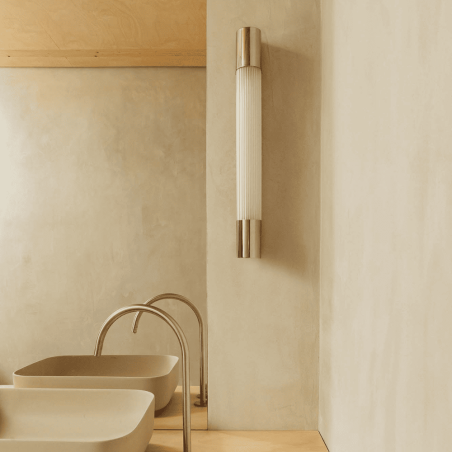 Applique salle de bain chromée
