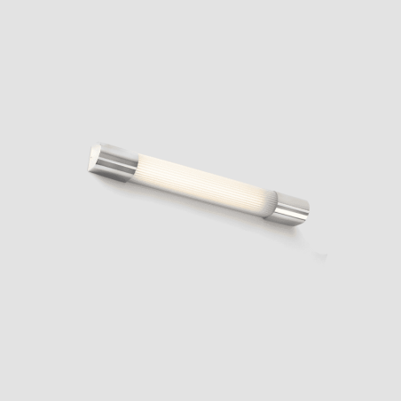 Applique chrome et blanche miroir