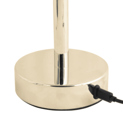 Lampe de table dorée rétro