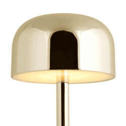 Petite lampe à poser dorée