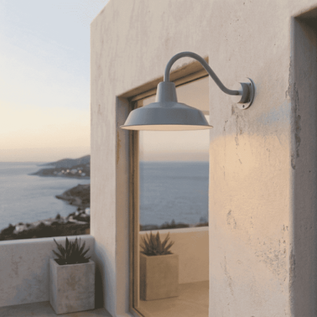 Applique bleu ciel extérieur