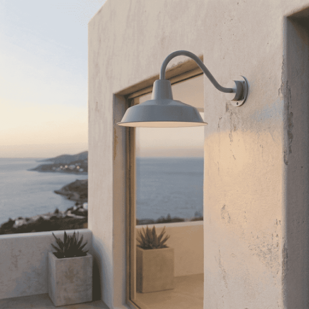 Applique bleu ciel extérieur