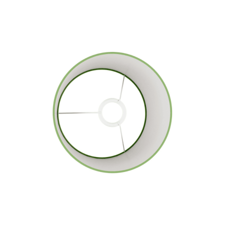 abat-jour cylindre large vert