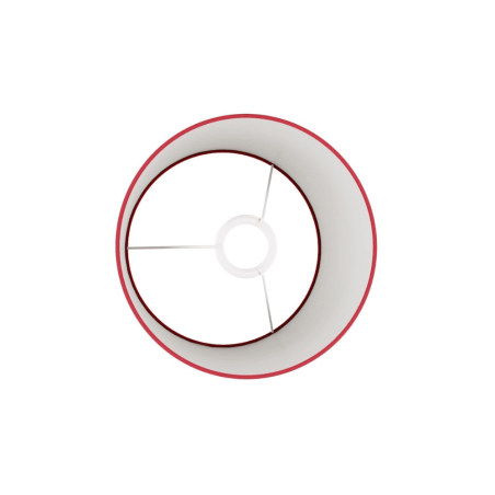 abat-jour cylindrique large bordeaux