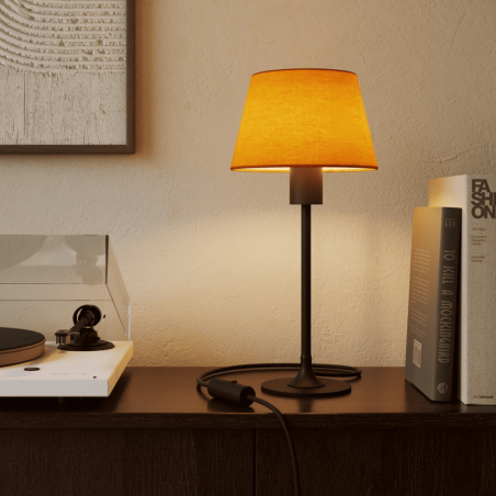 abat-jour lampe orange