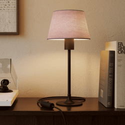 abat-jour lampe violet clair