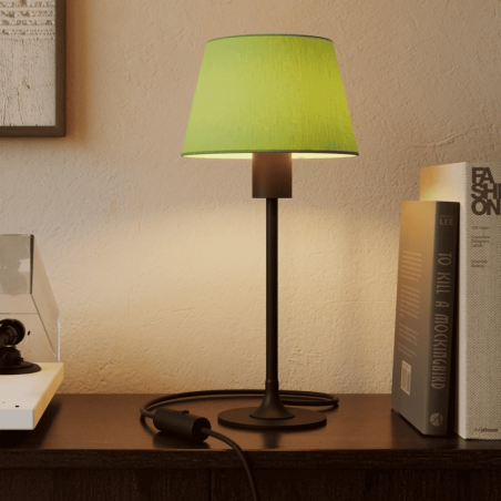 abat-jour lampe vert