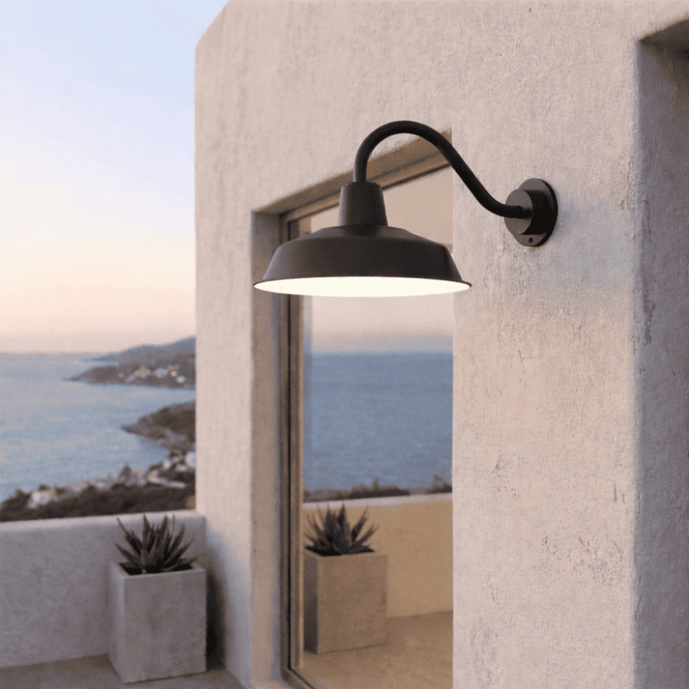 Applique extérieure grise