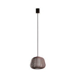 suspension extérieure marron design