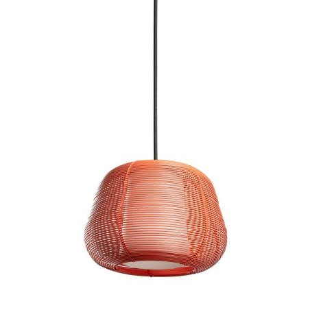 suspension acier orange