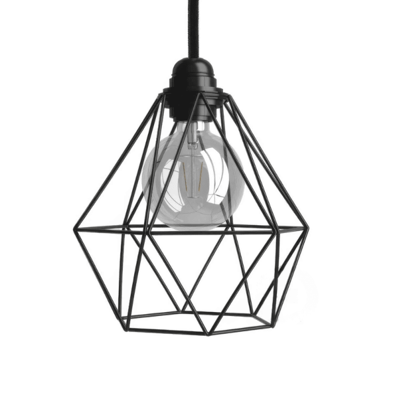 abat-jour diamant noir