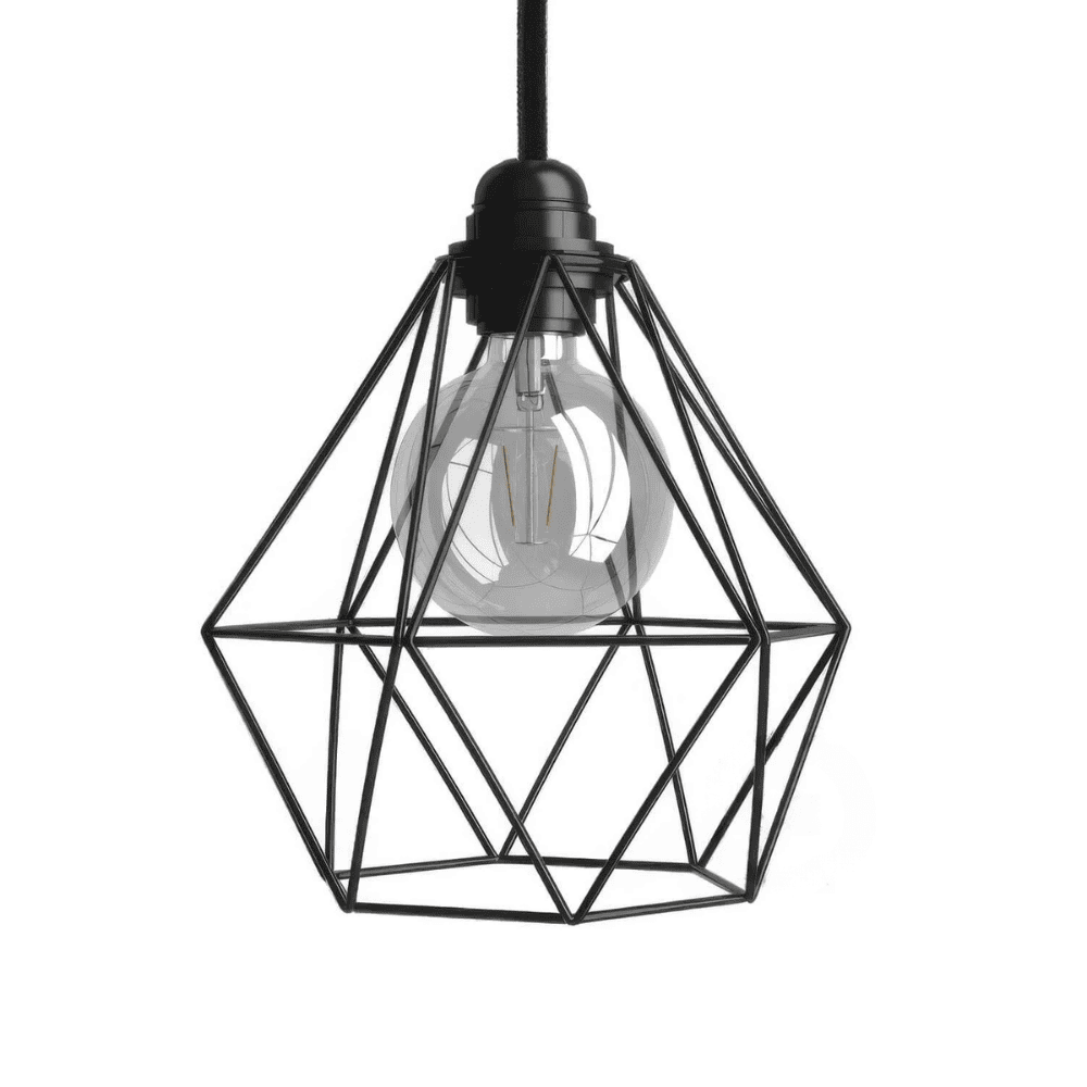 abat-jour diamant noir