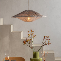 Suspension naturelle beige