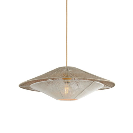 Suspension conique beige