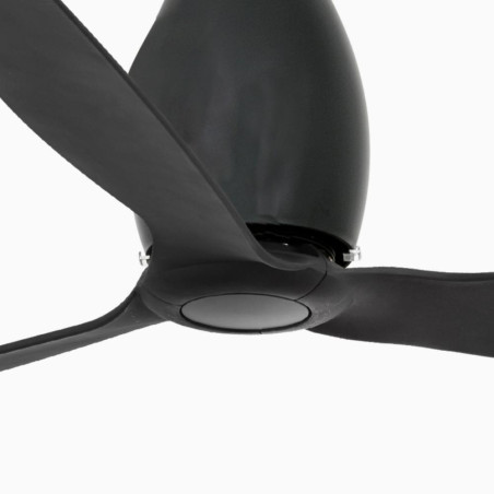 ventilateur de plafond noir intérieur