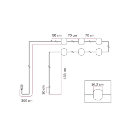 dimensions guirlande extérieure 9m