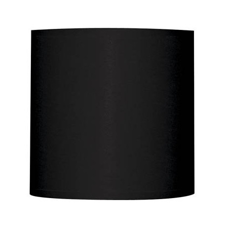 Abat-jour cylindre noir