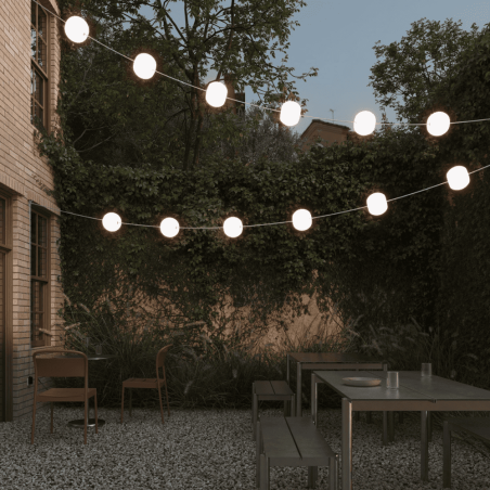 Guirlande lumineuse 12 lumières blanches