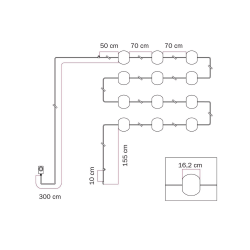 dimensions guirlande extérieure 14m