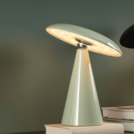 lampe abat-jour vert jade