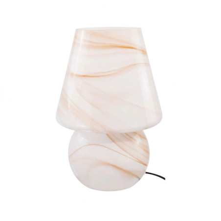 Lampe marbre marron