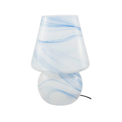 Lampe marbre bleu