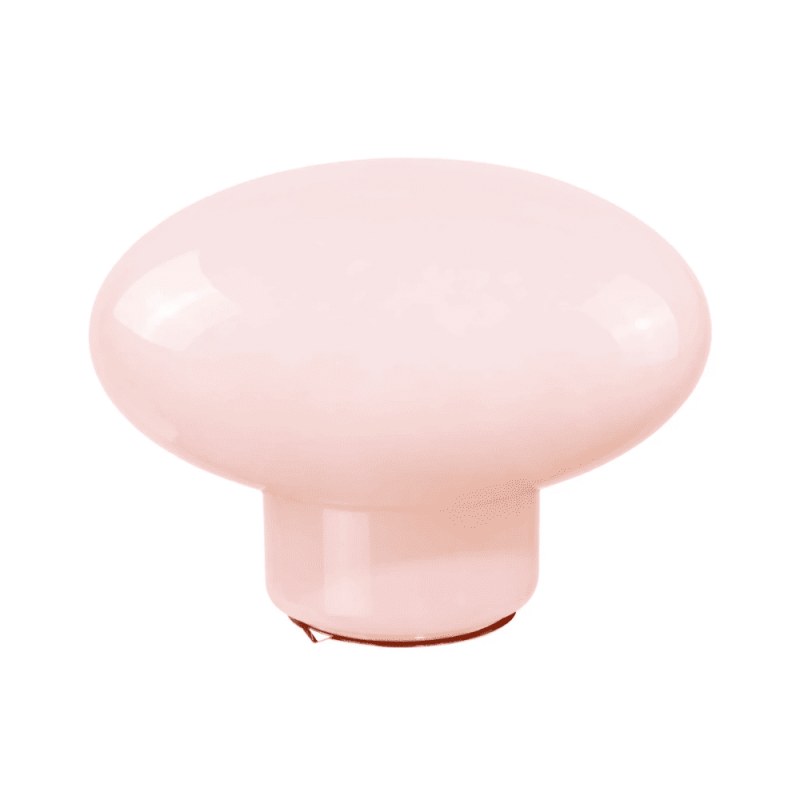 lampe rétro ronde rose