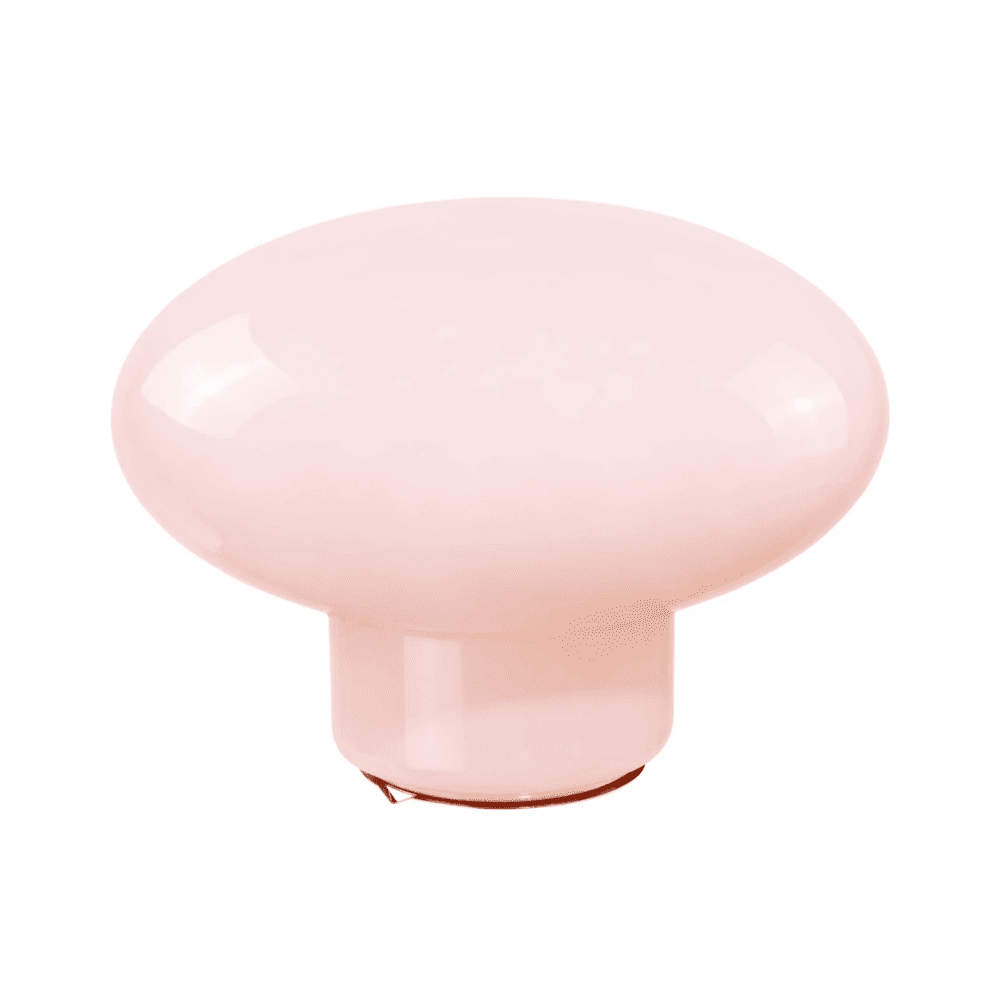 lampe rétro ronde rose