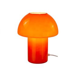lampe rétro champignon verre
