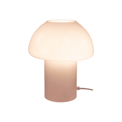 lampe rétro champignon verre