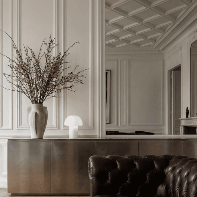 lampe champignon blanc