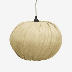 suspension abat-jour bambou naturel