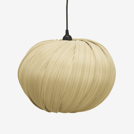 suspension abat-jour bambou naturel