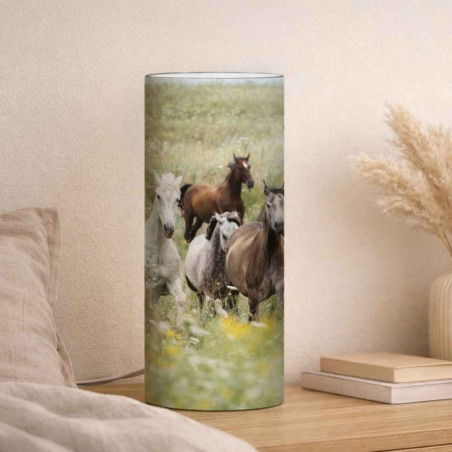 Lampe de table cheval