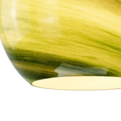 suspension vert soufflé design