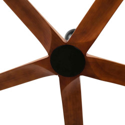 Ventilateur naturel en noyer