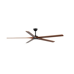 Grand ventilateur design marron
