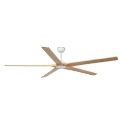 Grand ventilateur de plafond en bois