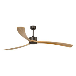 Grand ventilateur XL en bois