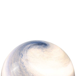 lampe ronde marbré bleu